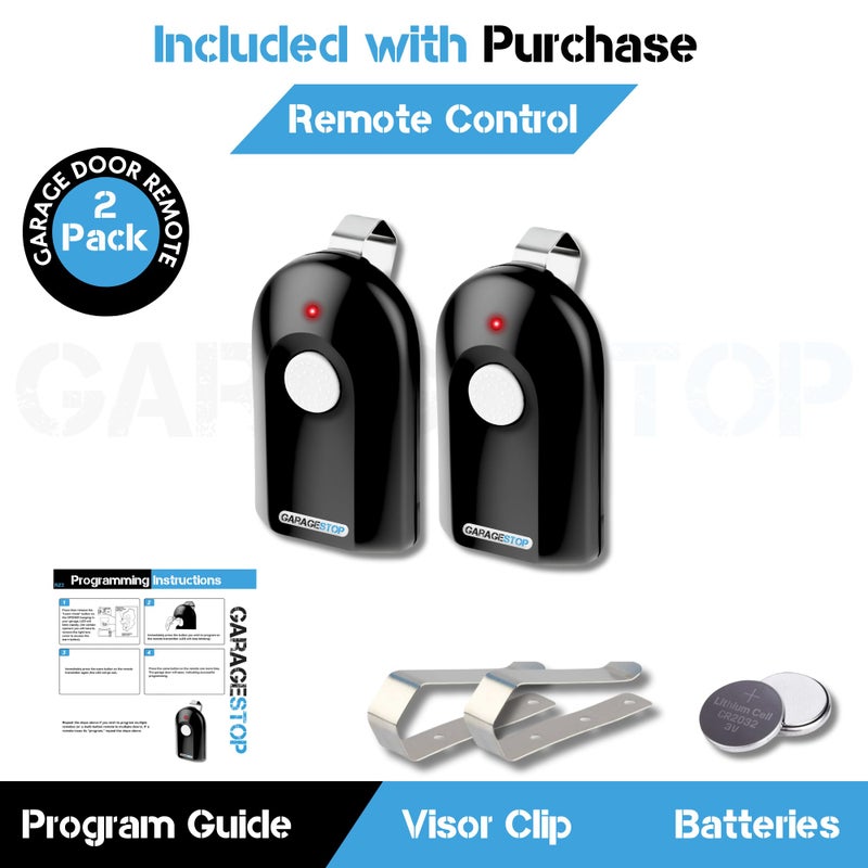 GARAGE STOP 2X for Genie ACSCTG Type 1 Button Remote, GIT-1 390Mhz Genie Intellicode Garage Door Remote Replacement, Overhead Door Compatible (1997 to Present) - Image 4